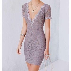 Urban Outfitters Kimchi Blue Scallop Lace Dress